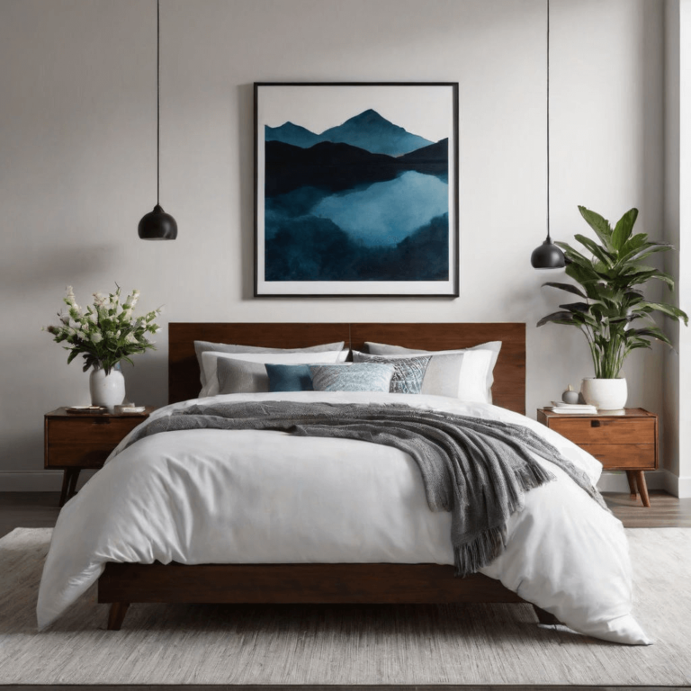 A serene bedroom setting symbolizing the importance of quality sleep for cognitive health.